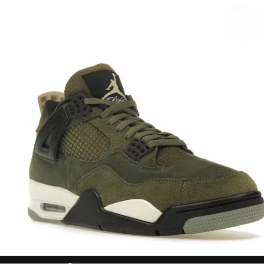 Size 8.5 - Jordan 4 SE Retro Low Craft - Olive